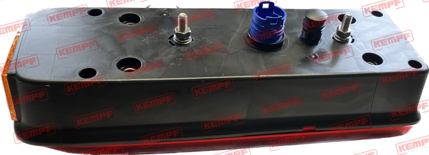 96320 Kempf Rückleuchte, rechts, mit Seitenmarkierungsleuchte, 7-pol. Zentralstecker + 2-pol. für Rückfahrscheinwerfer